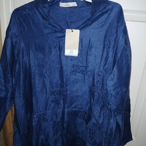 Navy Blue Women's Blouse